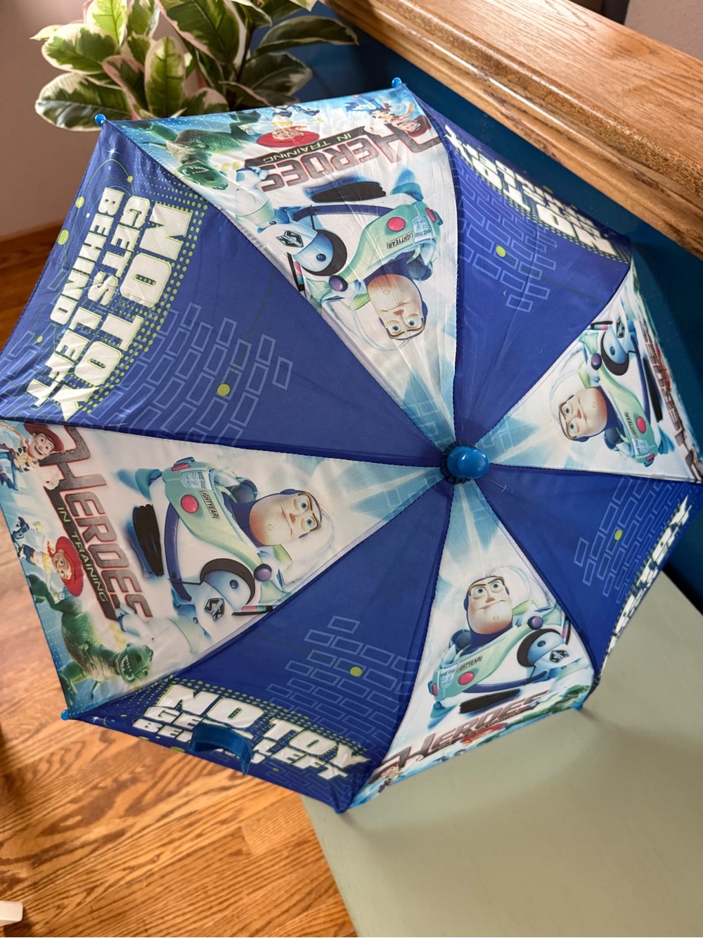 Vintage 1990s Y2K Disney Pixar Toy Story 2 Buzz Lightyear Umbrella 21"